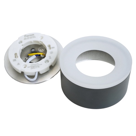 Светильник потолочный Feron HL456 12W, 230V, GX53, черный 51345