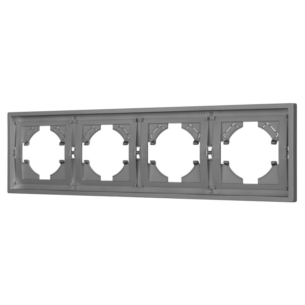 Рамка пластиковая FRM-TENDO-PL-4-GR Arlight 053849