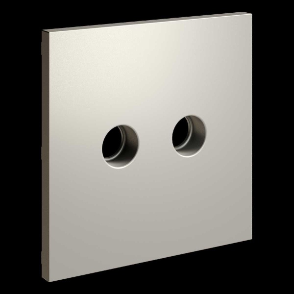 Накладка для розетки телевизионной оконечной TV+SAT S70 (кашемир) Voltum VLS001603