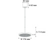 Подвесной светодиодный светильник Italline IT08-8022 black 3000K