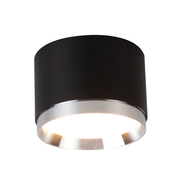 Светильник потолочный Feron Barrel DUET HL459 12W, 230V,GX53, черный + хром IP20 Светильник потолочный Feron Barrel DUET HL459 12W, 230V,GX53, черный + хром IP20