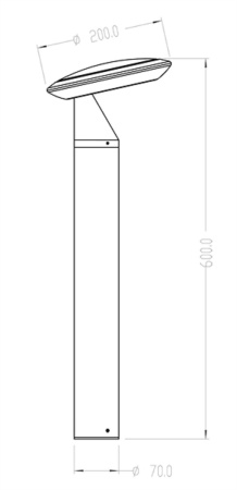 Уличный светодиодный светильник Deko-Light Bermuda 733056