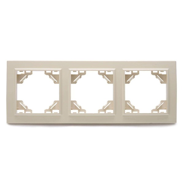 Рамка 3-постовая Stekker Эрна слоновая кость PFR00-9003-02 39242