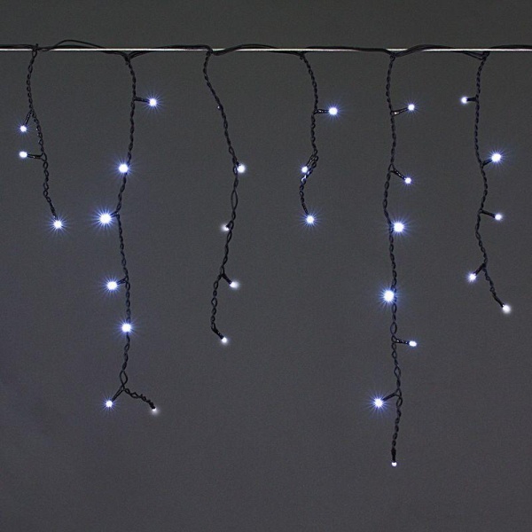 Cветодиодная гирлянда Sneha бахрома 230V белый мерцающий A-056AR WT FLASH