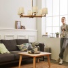 Подвесная люстра Imperium Loft Jorgenson D85 Beige/Dark Wood 102089-26