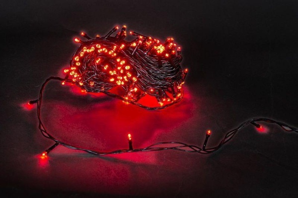 Cветодиодная гирлянда Sneha нить 230V красный/синий статичный A-244 RD