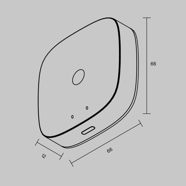 Центр управления умным домом Maytoni Smart ХАБ Maytoni Lighting control MD-TRA034-W(N)