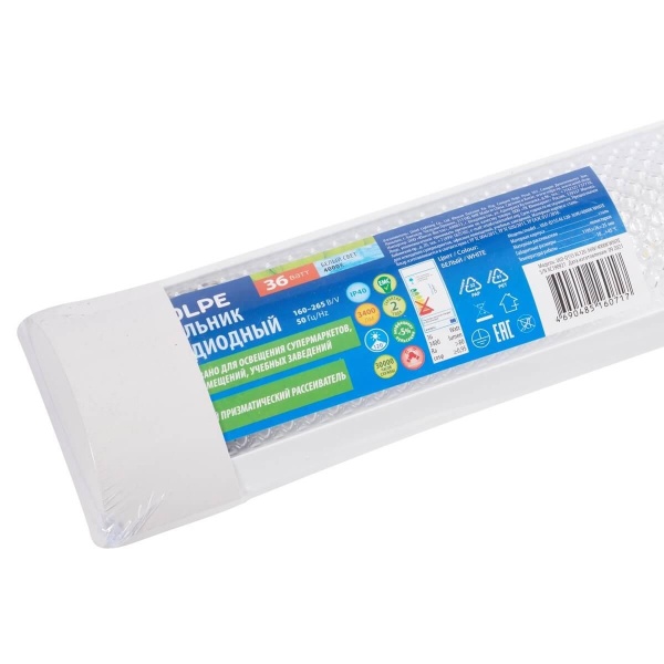 Потолочный светодиодный светильник Volpe ULO-Q155 AL120-36W/4000K White UL-00009261 Потолочный светодиодный светильник Volpe ULO-Q155 AL120-36W/4000K White UL-00009261