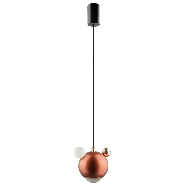 Подвесной светодиодный светильник Crystal Lux Amigo SP Led Red