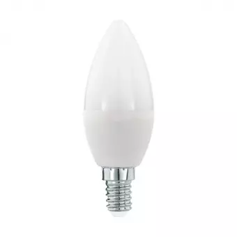 Лампа светодиодная диммируемая Eglo E14 5,5W 3000K матовая 11645