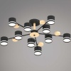 Люстра Reluce 68730-0.3-10 GX53 BK+WOOD