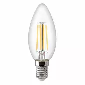 Лампа светодиодная филаментная Thomson E14 7W 2700K свеча прозрачная TH-B2067