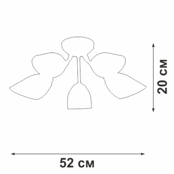 Потолочная люстра Vitaluce V3405/5PL