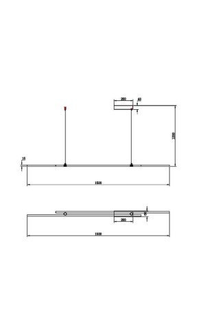 Подвесной светодиодный светильник Maytoni Halo MOD005PL-L48BSK