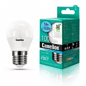 Лампа светодиодная Camelion E27 12W 4500K LED12-G45/845/E27 13696