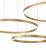 Подвесной светодиодный светильник Indigo Galass 14001/3P Gold V000013L