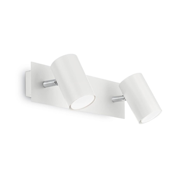 Спот Ideal Lux Spot AP2 Bianco 156736 Спот Ideal Lux Spot AP2 Bianco 156736