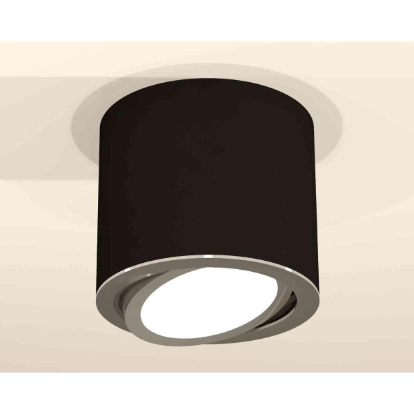 Комплект накладного светильника Ambrella light Techno Spot XS7402002 SBK/PSL черный песок/серебро полированное (C7402, N7003)