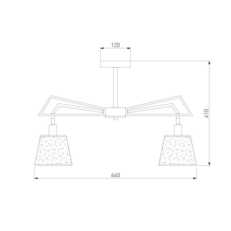 Потолочная люстра Eurosvet 60082/5 хром