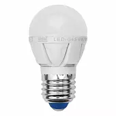 Лампа светодиодная (07904) E27 6W 4500K матовая LED-G45-6W/NW/E27/FR ALP01WH