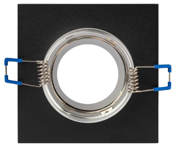 Светильник встраиваемый декоративный ЭРА DK96 BK под лампу MR16 GU5.3 черный Б0055594