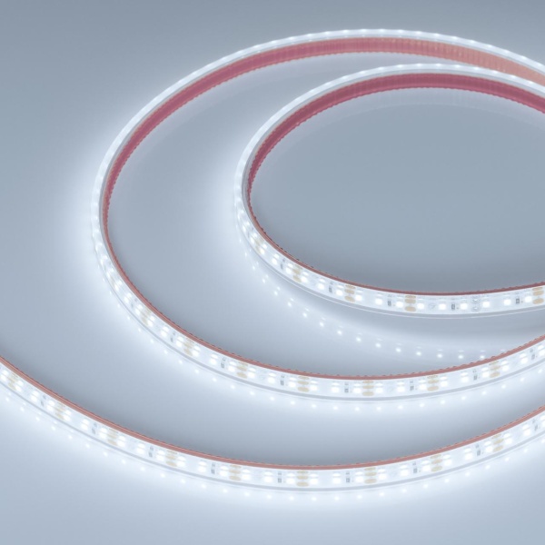 Светодиодная влагозащищенная лента Arlight 9,6W/m 120LED/m 2835SMD холодный белый 5M 033784