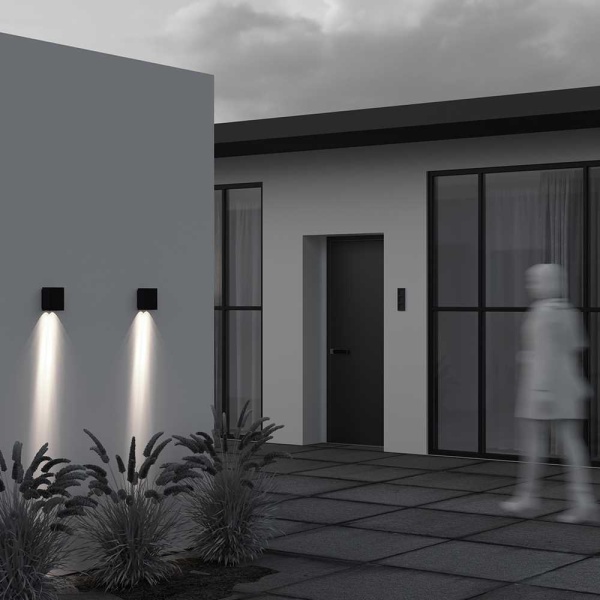 Уличный настенный светильник Maytoni Outdoor Shell O505WL-L6B3K