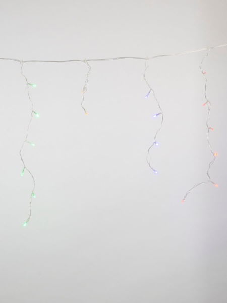 Светодиодная гирлянда Uniel бахрома 220V разноцветный ULD-B1805-048/DTA Multi IP20 UL-00005273