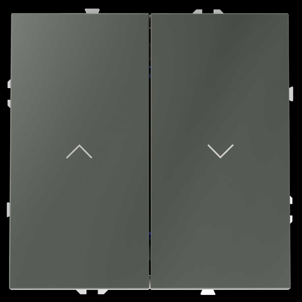 Выключатель встраиваемый S70 для жалюзи 10А, (титан) Voltum VLS020706