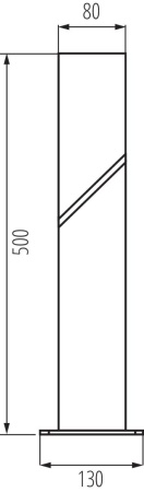 Садовый светильник Kanlux LAVEN 50 GR 36546
