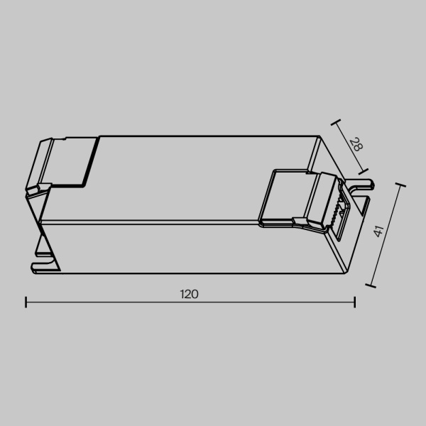 Источник тока Maytoni Lighting control 721022 Источник тока Maytoni Lighting control 721022