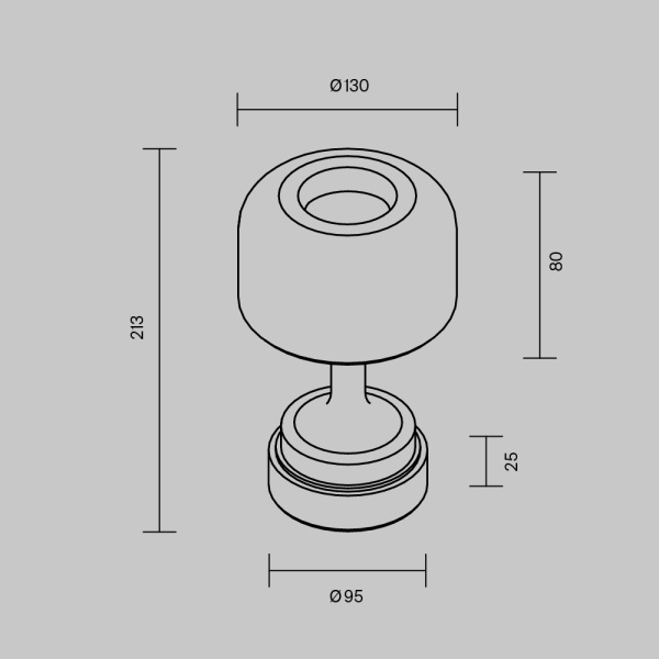 Аккумуляторный светильник Maytoni MOD286RL-L3B3K