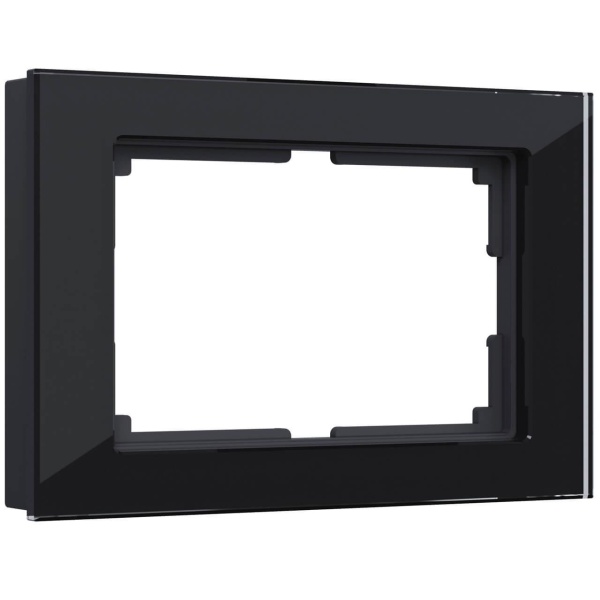 Рамка для двойной розетки Werkel Favorit черный W0081108 4690389160226 Рамка для двойной розетки Werkel Favorit черный W0081108 4690389160226