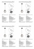 Подвесной светильник Vitaluce V2852-1/1S