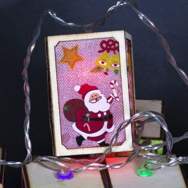 Cветодиодная гирлянда Sneha Кубики 230V разноцветная статичный A-481