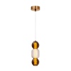 Подвесной светодиодный светильник Maytoni Drop MOD273PL-L16G3K