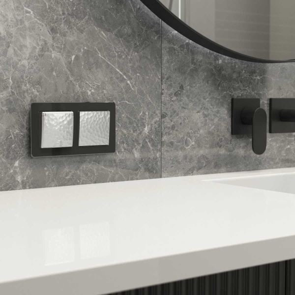 Клавиша Werkel Hammer для выключателя перекрестного серебряный W1219006 4690389162206