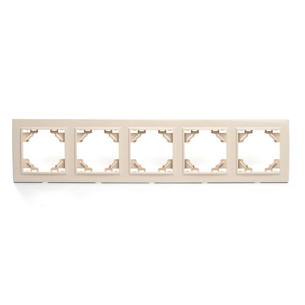 Рамка 5-постовая Stekker Эрна слоновая кость PFR00-9005-02 39621
