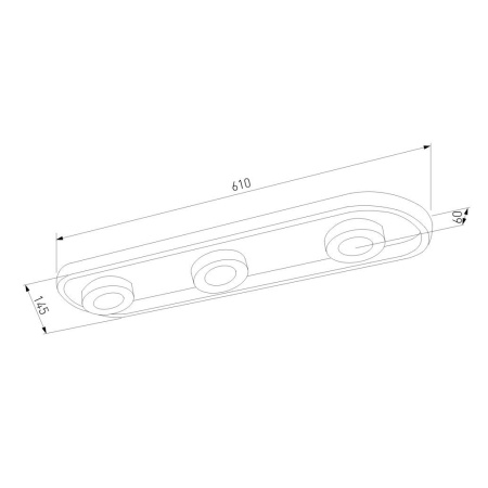 Светодиодный спот Eurosvet Slam 20123/3 LED белый Светодиодный спот Eurosvet Slam 20123/3 LED белый