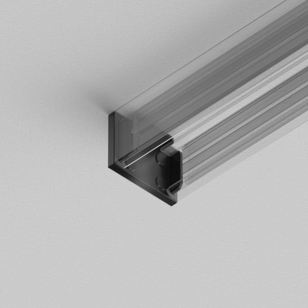 Заглушки к накладному/встраиваемому шинопроводу Exility X 2шт, черные Maytoni Technical EXILITY X Accessories for tracks Exility X TRA239EC-41B