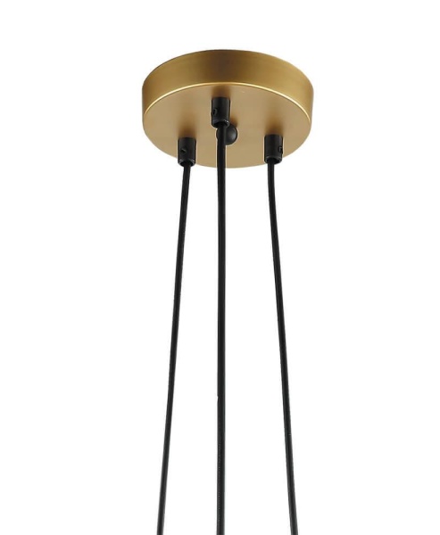 Подвесная люстра Lumien Hall Ноэль 4005/3P-GD-BK