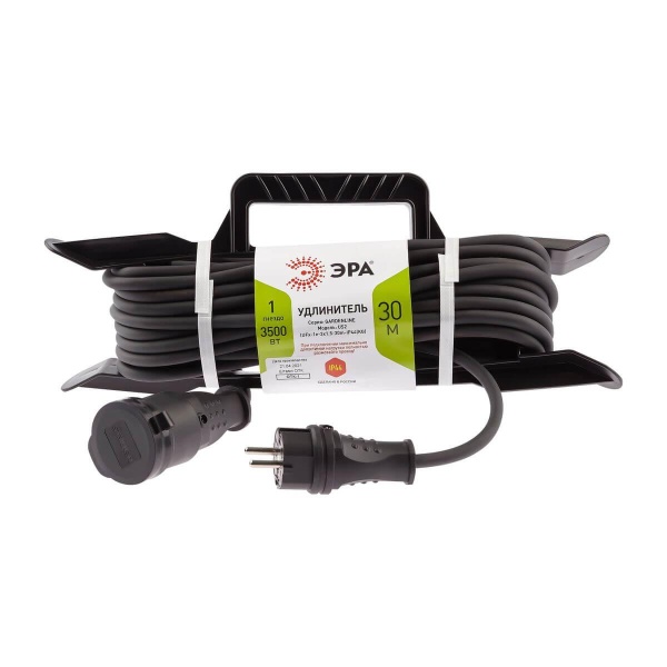 Удлинитель силовой ЭРА 1гн 30м с/з UFx-1e-3x1,5-30m-IP44(kg) Б0050869 Удлинитель силовой ЭРА 1гн 30м с/з UFx-1e-3x1,5-30m-IP44(kg) Б0050869