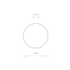 Настенный светильник Nowodvorski Ring Led S White 7637