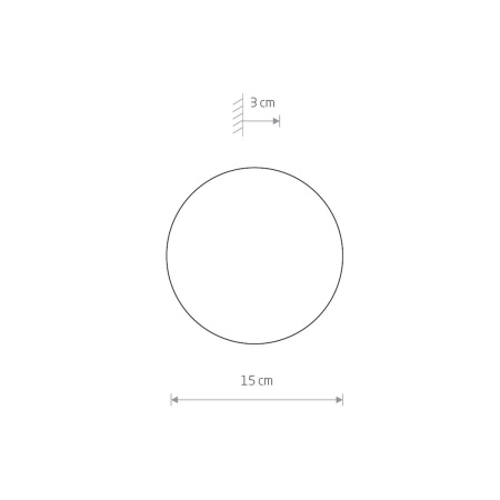 Настенный светильник Nowodvorski Ring Led S White 7637