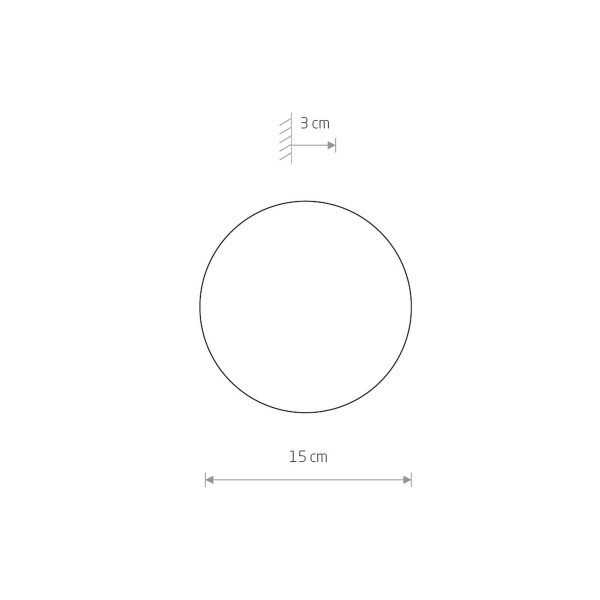 Настенный светильник Nowodvorski Ring Led S White 7637