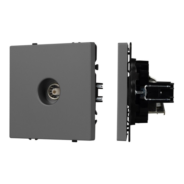 Механизм телевизионной розетки SCT-NOBE-MTV1-SFPL-GR Arlight 054295