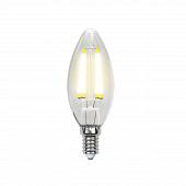Лампа светодиодная (UL-00000199) E14 6W 3000K прозрачная LED-C35-6W/WW/E14/CL PLS02WH