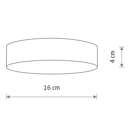 Потолочный cветильник Nowodvorski Lid Round Led Black 10407