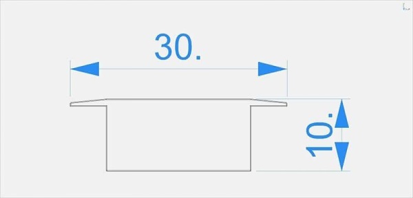 Заглушка Deko-Light End Cap I-ET-05-12 Set 2 pcs 981011 Заглушка Deko-Light End Cap I-ET-05-12 Set 2 pcs 981011