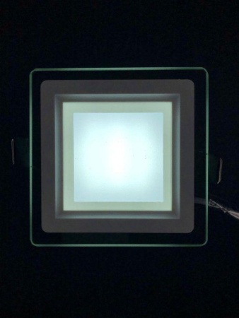 Встраиваемый светодиодный светильник Elvan VLS-705SQ-6W-WH-Wh